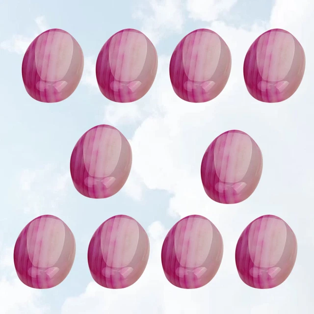 10 Pcs Lose Stein Perlen Flatback Cabochons Natürliche Kristall Perlen