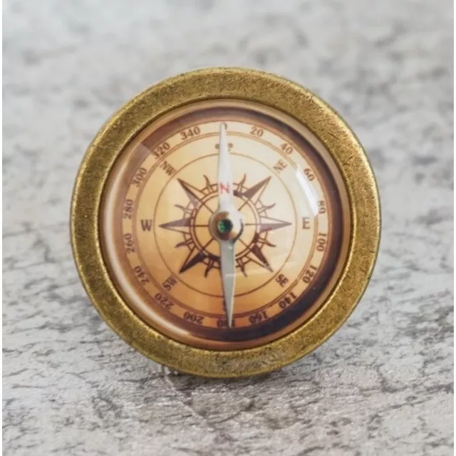 Compass pattern Knob Antique Bronze Dresser Drawer Knob Cabinet Handle Pull Knob