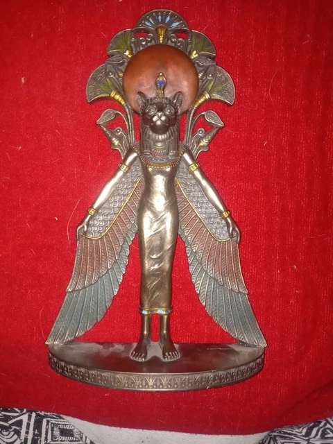Sekhmet Winged Egyptian Warrior Goddess Wall Art Statue