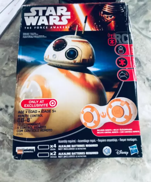 Hasbro Disney Star Wars The Force Awakens Remote Control BB-8 Figure With Box