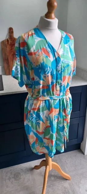 Monki belted kaftan dress clearance