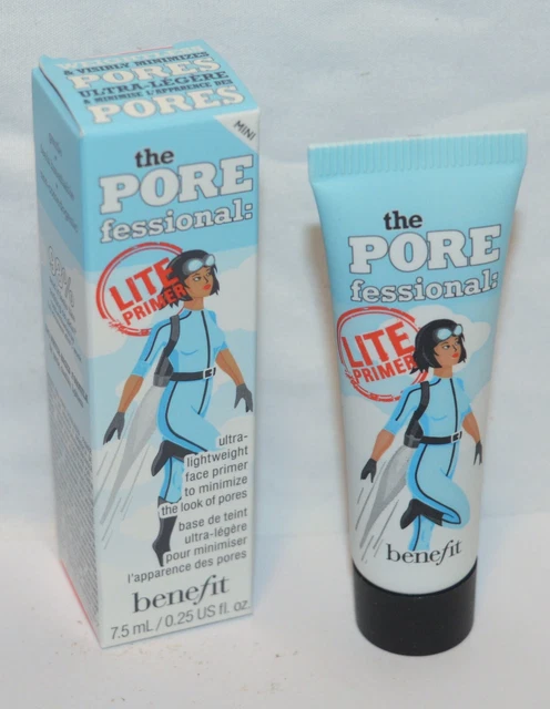 BENEFIT COSMETICS The POREfessional Lite Primer 7.5 ml/0.25 oz Travel Size New