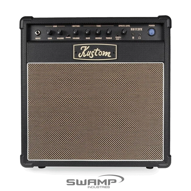 Kustom KG112FX Electric Guitar Amp - 20W - 2 Channel Reverb Delay Clean and Lead