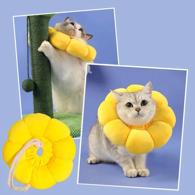 Elizabethan Pet Protective Collar Dog Cat Soft Cone Wound Healing Recovery[ Z9I8
