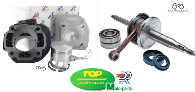 TOP PERFORMANCE Maxi Kit Top 2 Plus Racing 70cc With Crankshaft For Malaguti F12 F15 Phantom
