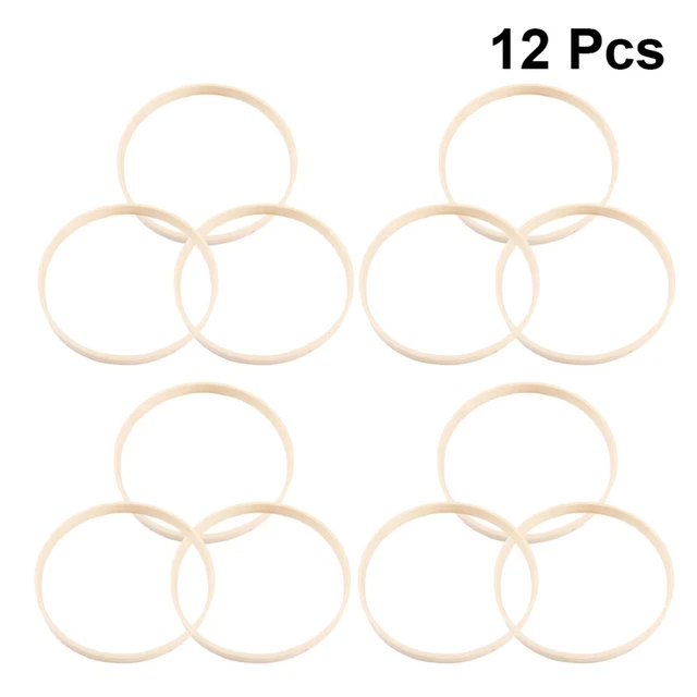 12 piezas anillo de metal guirnalda de boda flores corona