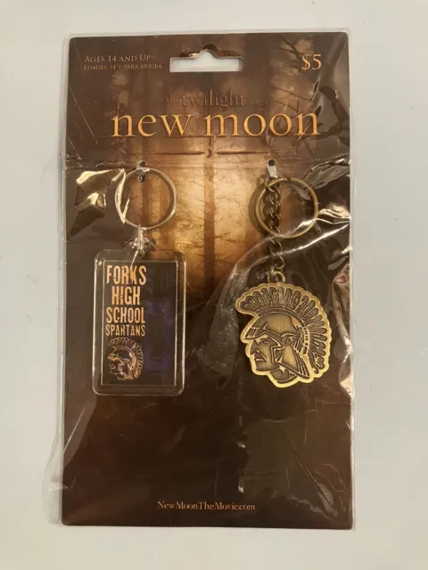 Twilight New Moon Saga Forks HS Spartans Keychains