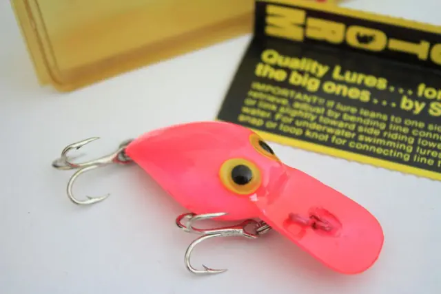 VINTAGE STORM WEE Wart Lure NOS Pre Rapala Red Label XV 95 Pink $58.00 -  PicClick AU
