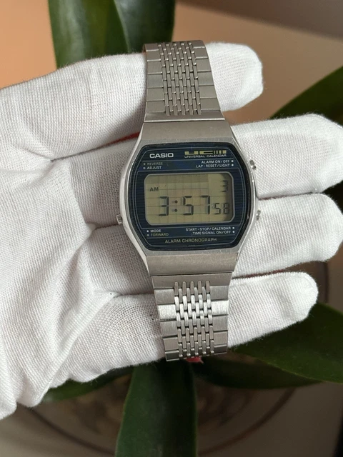 RELOJ DIGITAL VINTAGE Casiotron calendario universal 79CS-51 para