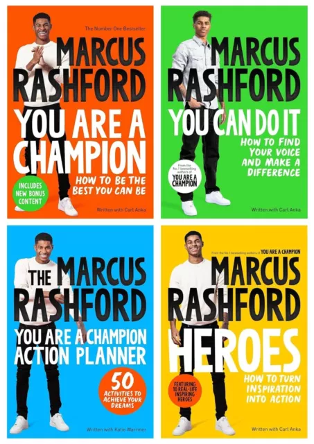 Marcus Rashford 4 Books Collection Set - Ages 10-14 - Paperback