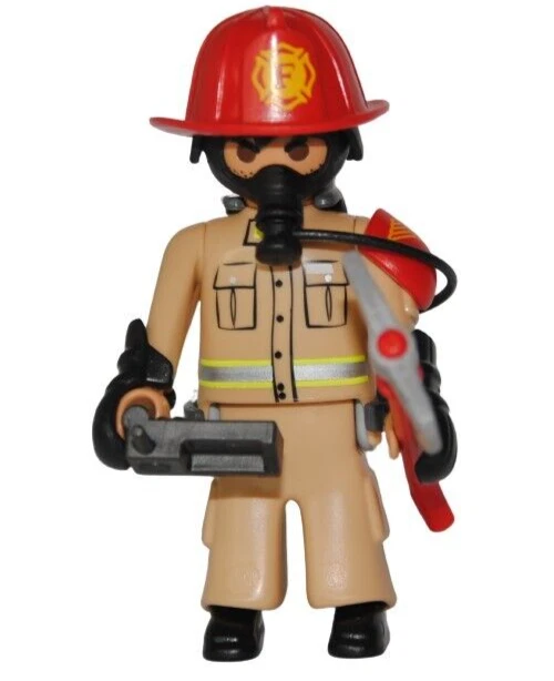 PLAYMOBIL VINTAGE CITY pompiers échelles tuyaux enrouleur set 3234 de