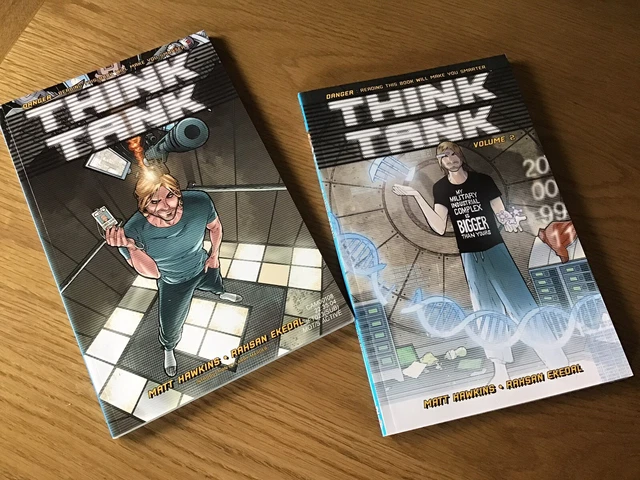 Think Tank Volumes 1 & 2 Matt Hawkins Award Winning Series From Image Comics