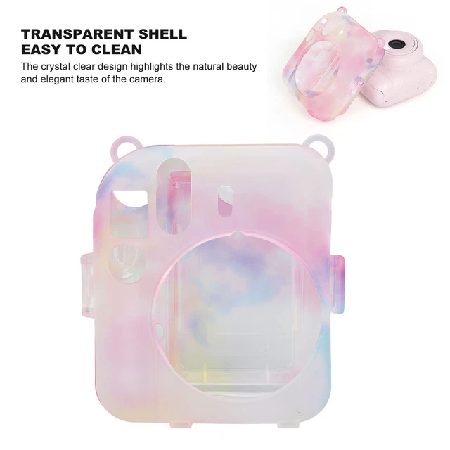 Camera Protective Case With Detachable Strap And Back Photo Pocket For Fuji SMO