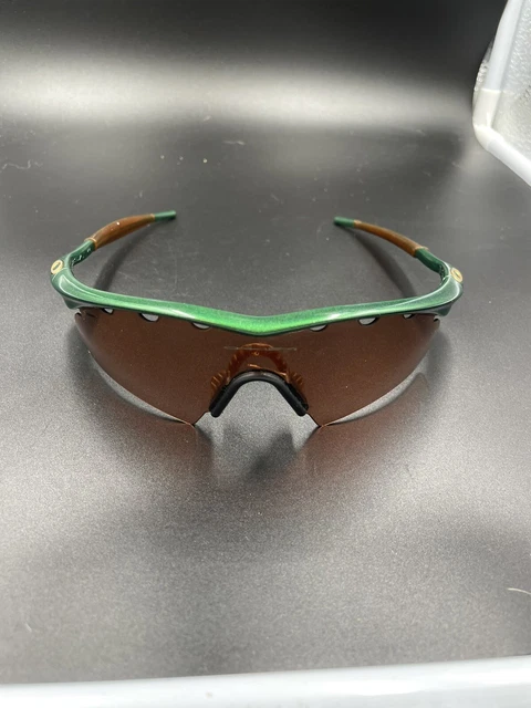 Oakley New M Frame Joker Green w/ Gold Iridium Hybrid Lenses