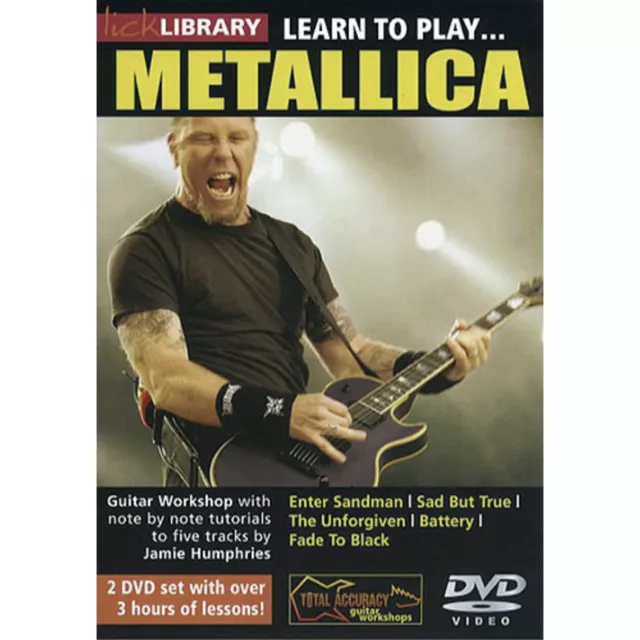 Roadrock International Lick Library: Learn To Play Metallica DVD