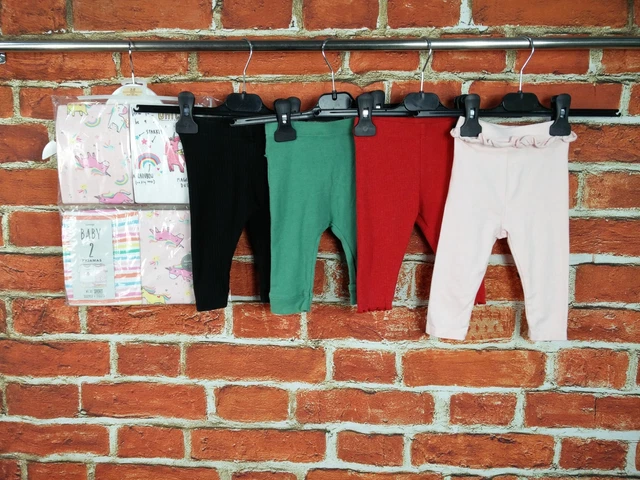 Pacchetto Bambine Età 3-6 Mesi Next H&M M&S Ecc. Leggings Pigiami Unicorno 68Cm