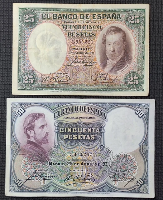 LOTE DE 2 Billetes Antiguos De Espa a Circulados Con Signos De Uso EUR lote-de-2-billetes-antiguos-de-espa-a-circulados-con-signos-de-uso-eur