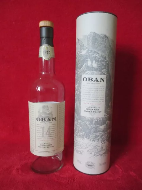 1 x OBAN 14 years old Single Malt  West Highland SCOTCH WHISKY MALT + Boite BOX