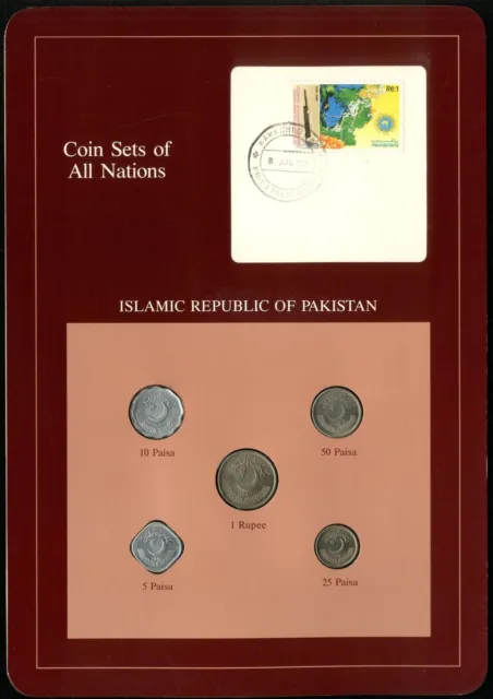 Pakistan: Coin Sets of All Nations 1988-1991 - UNC