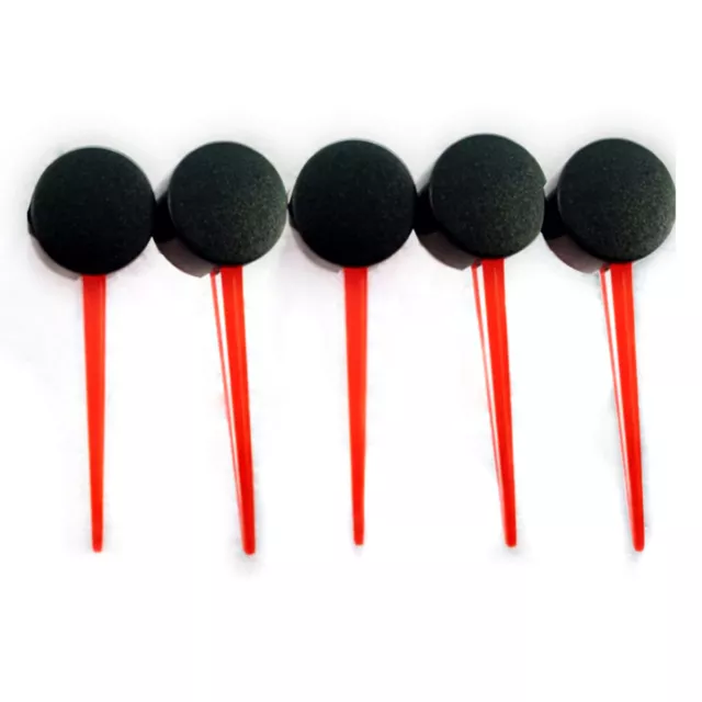 5Pcs Car Length Plastic Speedometer Needle Red Pointers Black Hub Accessories