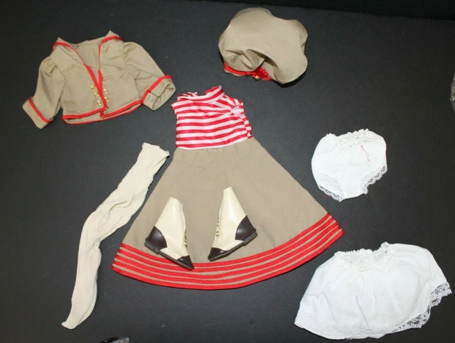 Wee Willie Winkie Shirley Temple Doll Clothes Danbury Mint Brown Travelling Suit