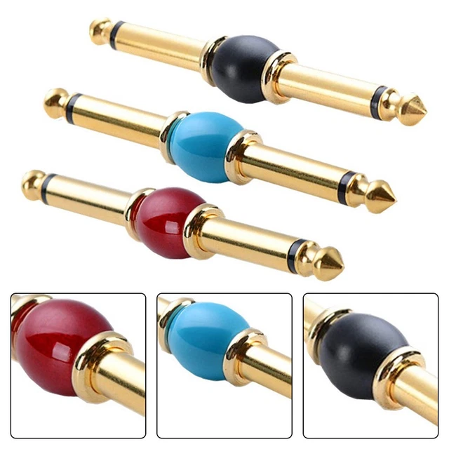 Bas Atténuation Pédale Connecteur Accessoires 0.6cm 6.35 MM Mâle À Mâle