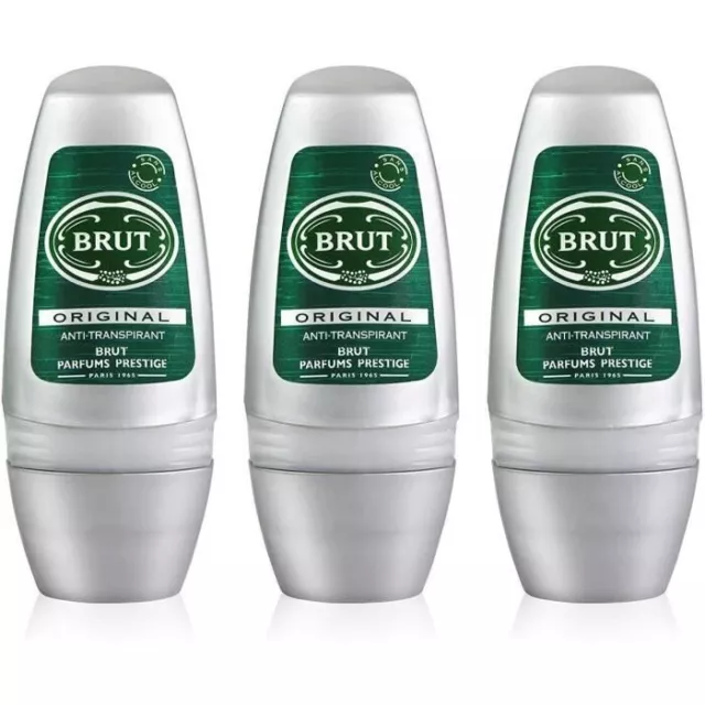 Lot de 3 déodorants stick Brut bille ( 50 ml x 3) Original