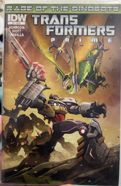 TRANSFORMERS Prime - RAGE OF THE DINOBOTS #4 - First Printing IDW (t09)