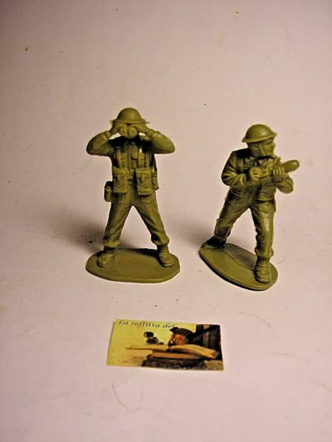 Soldatini Toy Soldiers Airfix Artiglieria Inglesi WW II plastica 1:32