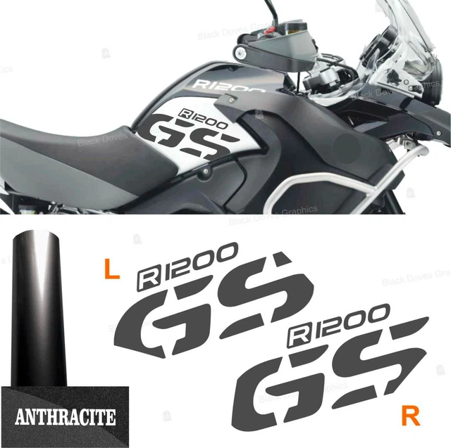 PUIG Adhésif Réservoir Latéral BMW R1200 GS Adventure 06-13 Noir