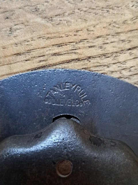 Very Early Stanley Rule And Level Co  Flat Bottom  Spoke Shave 3
