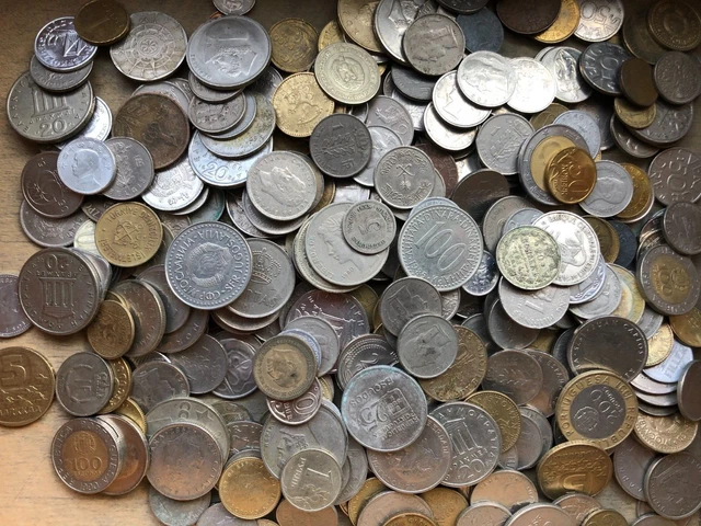 Kiloware Weltmünzen Medaillen Konvolut Sammlung Europa  Silber?  Deutsches Reich