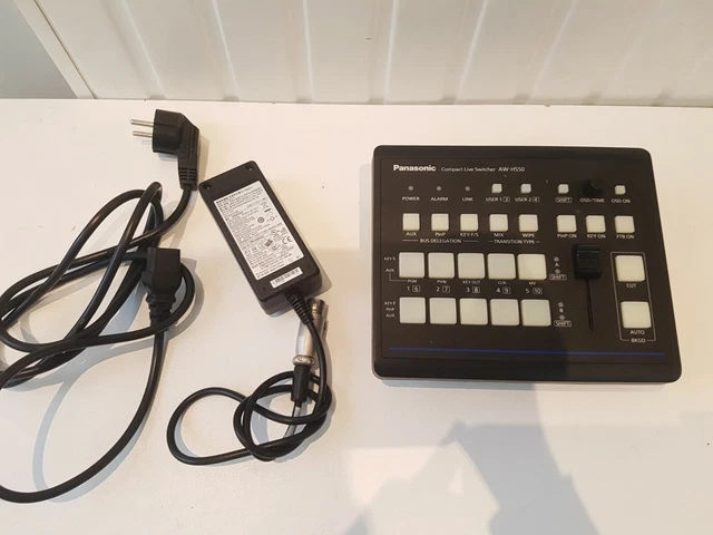 PANASONIC AW-HS50 HS50 HD-SDI MIXER 4x SDI INPUTS + 2x OUTPUTS VISION MIXER