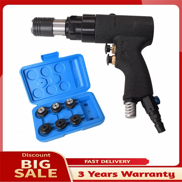 Air Pneumatic Tapping Machine Hand Tapper 6 Chucks M3-M12 Drilling Tool 400rpm