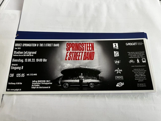 Bruce Springsteen 13.06.2023 Zürich Stadion Letzigrund Innenraum Stehplatz