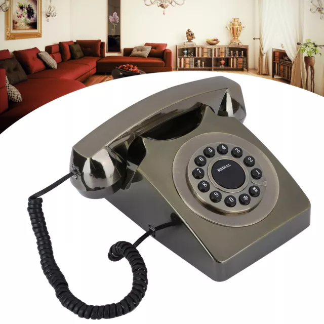 European Home Vintag Multifunction Telephone High Definition Call Large Clea EOB