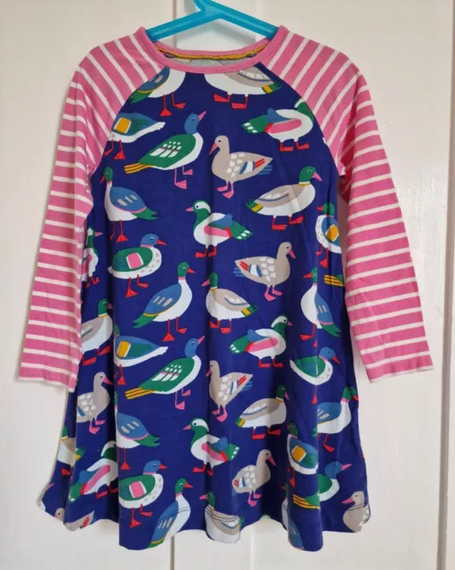 MINI BODEN DUCK Dress Age 5 6 Years Long Sleeve 7.99 PicClick UK