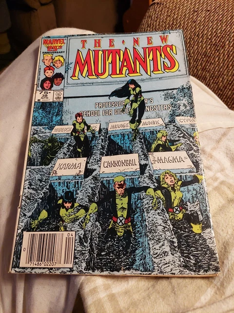THE NEW MUTANTS - Vol 1 # 38 April 1986 Marvel Comics Comic Book X-men