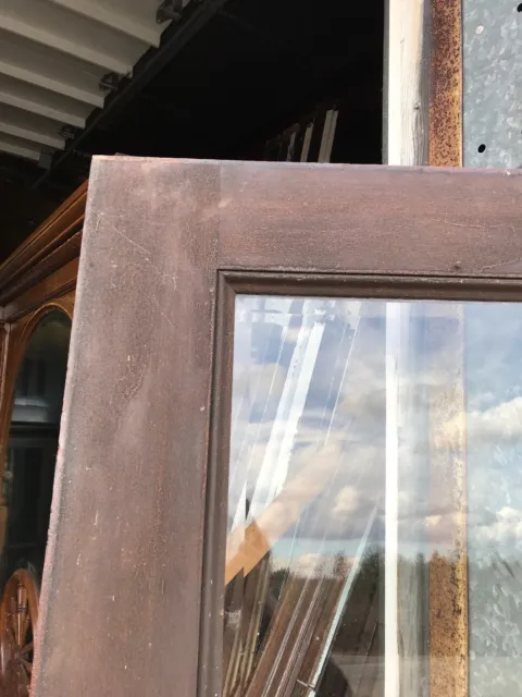 Cm 65 Antique Beveled Glass Full View Entrance Door Drip Edge 35.75 X 83.5 2