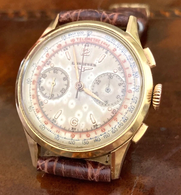 LONGINES CHRONOGRAPH 30 CH FLY BACK IN ORO 18 kt REF. 5967 EUR