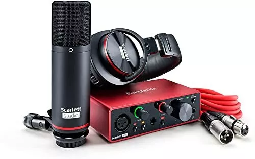 Focusrite Scarlett Solo Studio Pack 3rd Gén. USB Audio Interface Neuf De Japon