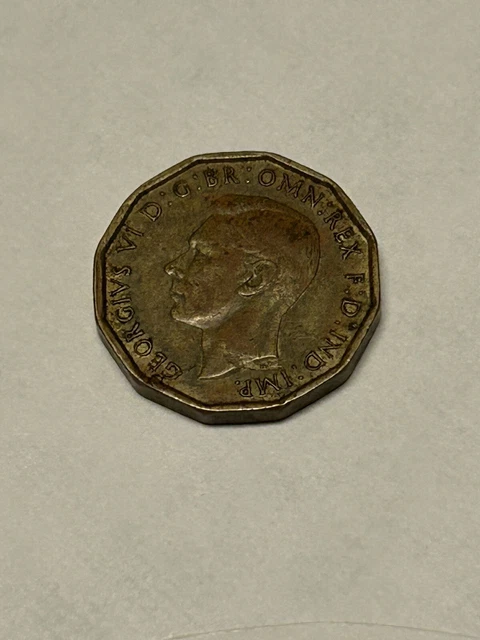 1943 GREAT BRITAIN 3 PENCE - AU - High Quality Example - 3 Pence