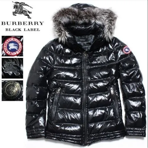BURBERRY BLACK LABEL Fox Fourrure Haute Performance 3WAY Patch Bas Veste M Coat 2