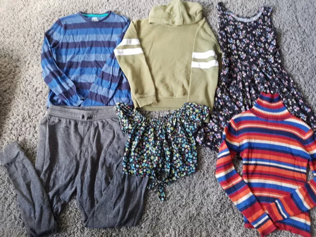 Bundle of Girls Clothes Age 13-14 Years (6 items) Dress, Joggers, Hoodie,...