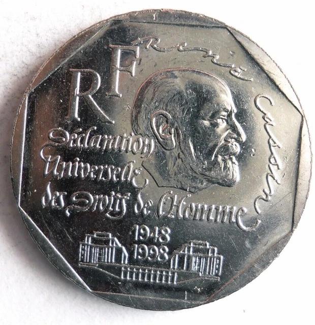1998 FRANCE 2 FRANCS - Excellent Coin - FREE SHIP - Bin #703