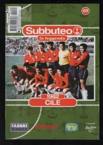 CILE 1962 CHILE subbuteo la leggenda.fascicolo monografico hasbro