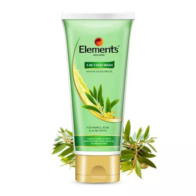 Elements Herbals Wellness Pro Vit B5 E Aloe Vera 3 en 1 lavado de cara 60 g...