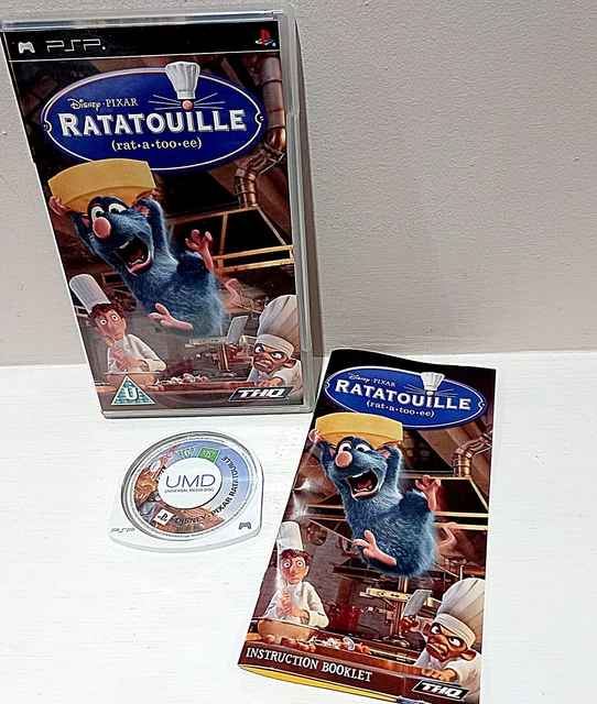 DISNEY PIXAR RATATOUILLE Sony PSP UMD Game Case & Manual Remmy Emile £6 ...