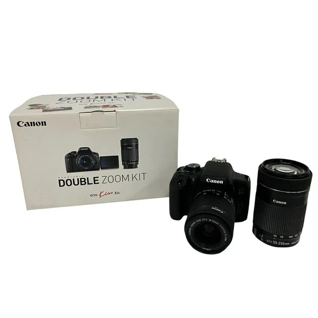 EOSKissX8i　DOUBLE ZOOMKIT　CANON CANON EOS KISS X8I DOUBLE ZOOM KIT 386752 | eBay