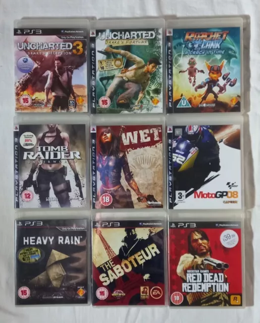 playstation 3 games bundle job lot